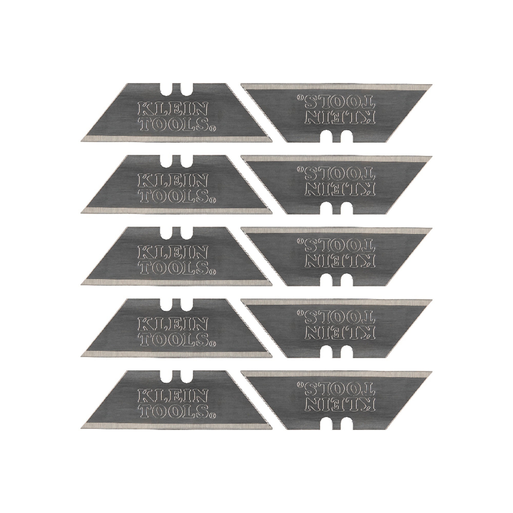 Klein Tools, Utility Knife Blades, 10-Pack, Blades (qty.) 10 Knives (qty.) 0 Model# 44124